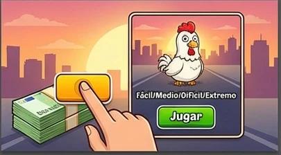 Chicken Road juego online España – pantalla de gameplay oficial